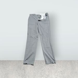 Grey Performance Stretch Slim Fit Suit Pants